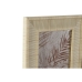 Fotoram Home ESPRIT Beige Naturell Glas polystyren Skandinavisk 67 X 2 X 44 cm