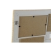 Fotoramme Home ESPRIT Beige Naturell Krystall polystyren Skandinavisk 67 X 2 X 44 cm