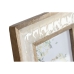 Cornice Portafoto Home ESPRIT Bianco Naturale Madreperla Legno di mango Moderno 24 x 2 x 29 cm