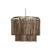 Lampadario Home ESPRIT Marrone Dorato Legno Metallo Legno di mango 50 W 60 x 60 x 48 cm