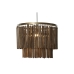 Lampadario Home ESPRIT Marrone Dorato Legno Metallo Legno di mango 50 W 60 x 60 x 48 cm