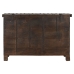 Arcón Home ESPRIT Marrón Hierro madera de teca 137 x 44 x 98 cm