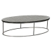 Mesa de Centro Home ESPRIT Preto Marfim 150 x 80 x 40 cm