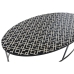 Hoofdtafel Home ESPRIT Zwart Ivoor 150 x 80 x 40 cm