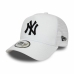 Sporta Cepure New Era Essential Trucker NYY Balts (Viens izmērs)