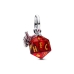 Miçangas femininas Pandora 793564C01 Vermelho