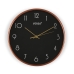 Horloge Murale Versa Noir Plastique 4 x 30 x 30 cm