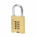 Candado de combinación Master Lock 651EURD Latón