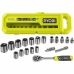 Set dubbele steeksleutels Ryobi Adapter