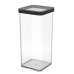 Mad Bevarelse Container Rotho Loft Sort Gennemsigtig 1,5 L