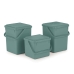 Recipiente contenedor Rotho                                 Verde 9 L Rectangular