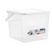 Recipient container Rotho Basic Alb Transparent 9 L