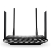 Router TP-Link ARCHER C6 300 Mbit/s Black Wi-Fi Wi-Fi 5 GHz RJ45 Ethernet LAN