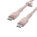 USB-C-kábel Belkin CAB009BT1MPK Rózsaszín 1 m