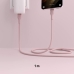 Cable USB-C Belkin CAB009BT1MPK Rosa 1 m