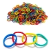 Elastische banden Mini Multicolour Ø 1,3 cm (12 Stuks)