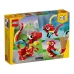 Konstruktionsspiel Lego 31145 DRAGÓN ROJO Bunt 149 Stücke