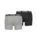 Boxers de Homem Puma EVERRYDAY BASIC 701226387 2 Unidades Preto Cinzento