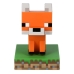 Actiefiguren Paladone Minecraft Fox Icon Light