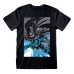 Camisola de Manga Curta Batman Team Up Preto Unissexo