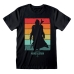 T-Shirt met Korte Mouwen The Mandalorian Spectrum Zwart Uniseks