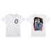 Camiseta de Manga Corta DC Comics Batman Card Blanco Unisex