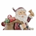 Dekoration DKD Home Decor LED Ljus Röd Metall Harts Tomte 32 x 17 x 29 cm