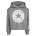 Sudadera con Capucha Niña Converse 469889 042 Gris