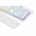 Mekanisk tastatur The G-Lab KEYZ RUBIDIUM Hvid Azerty Fransk