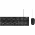 Tastatur og mus Bluestork MEDIA OFFICE Sort AZERTY