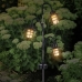 Solcellelampe Lumisky BERRY SPIKE Svart