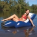 Cadeirão de piscina insuflável Intex Floating Recliner Azul Branco 180,3 x 66 x 134,6 cm (3 Unidades)