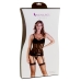 Conjunto de Lingerie S Pleasures Preto (Tamanho único)