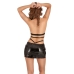 Conjunto de Lencería S Pleasures Negro 3 Piezas (Talla única)