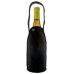 Bottle Cooler Koala Nature Black 21 x 9 cm Polyester (6 Units)