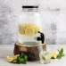 Dispensador de bebidas Quid Maison Transparente Vidro 4 L (4 Unidades)