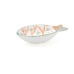 Snack Bowl Quid Kaleido White Ceramic 14 x 9 x 3 cm (4 Units)