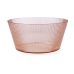 Salad Bowl Quid Sunset Coral Coral Plastic Ø 25 cm (12 Units)