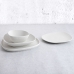 Piatto da pranzo Bidasoa Fosil Bianco Ceramica 26,3 x 25,5 x 2,4 cm (6 Unità)