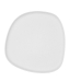 Flat Plate Bidasoa Fosil White Ceramic 26,3 x 25,5 x 2,4 cm (6 Units)