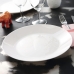 Flat Plate Luminarc Zelie White Glass Ø 25 cm (12 Units)