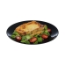 Assiette plate Luminarc Zelie Negro Noir verre Ø 25 cm (12 Unités)