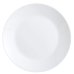 Flat Plate Luminarc Zelie White Glass Ø 25 cm (12 Units)