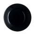 Dessert dish Luminarc Zelie Negro Black Glass Ø 18 cm (12 Units)