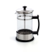 Koffiepot met Zuiger Quid Serenia Transparant Glas Roestvrij staal 600 ml (6 Stuks)