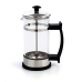 Cafetière with Plunger Quid Serenia Transparent Glass Stainless steel 350 ml (6 Units)