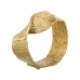 Decoratieve figuren Alexandra House Living Möbius Strip Gouden Abstract 24 x 23 x 10 cm