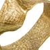 Decoratieve figuren Alexandra House Living Möbius Strip Gouden Abstract 24 x 23 x 10 cm