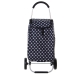 Shopping cart Alexandra House Living Black 46 x 98 x 36 cm Polyester Spots