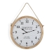 Reloj de Pared Versa Vintage Metal Cuerda Madera MDF (53 x 5 x 53 cm)